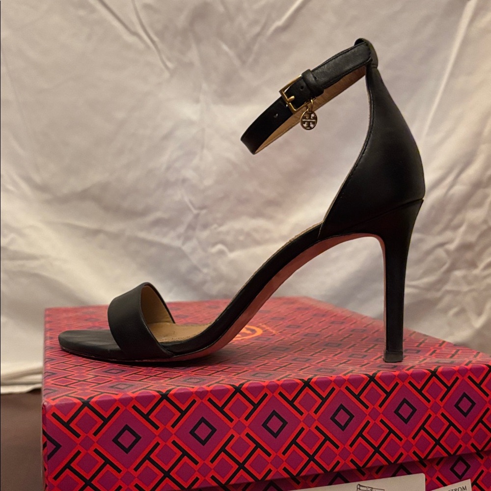 Tory Burch Black Heeled Sandals